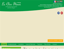 Tablet Screenshot of le-clos-fleuri.com